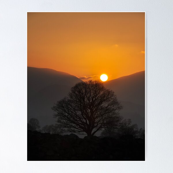 Item preview, Sunset in the Lakedistrict designed and sold by Jacqueline Wilkinson.