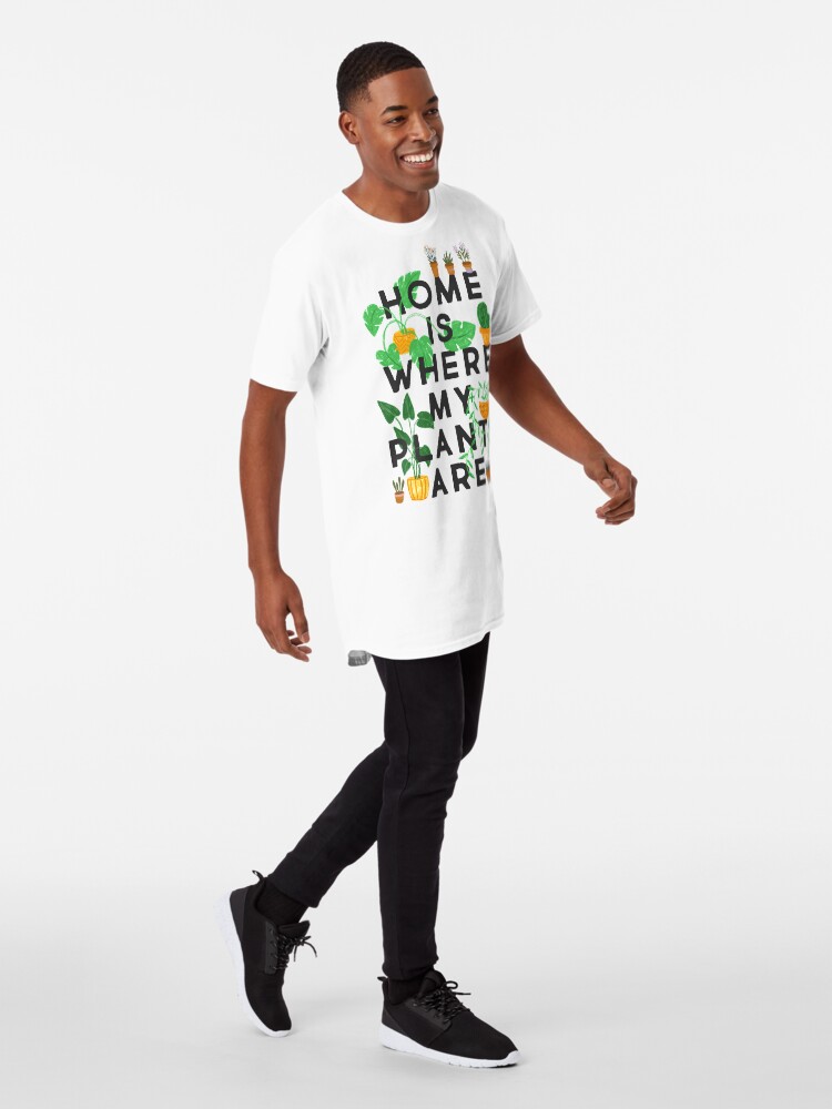 Alternate view of Home Is Where My Plants Are Long T-Shirt