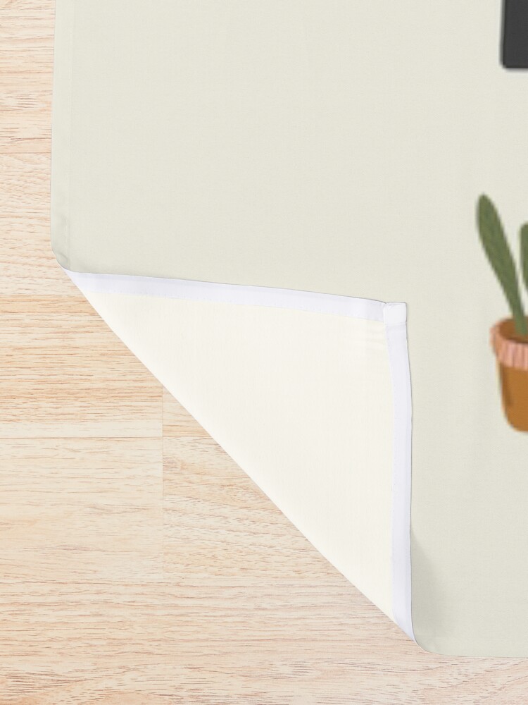 Alternate view of Home Is Where My Plants Are Shower Curtain