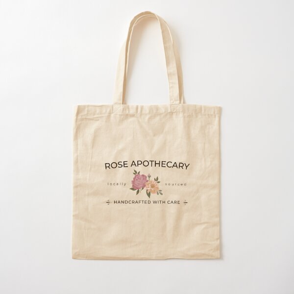 Rose Apothecary handcrafted with care Cotton Tote Bag