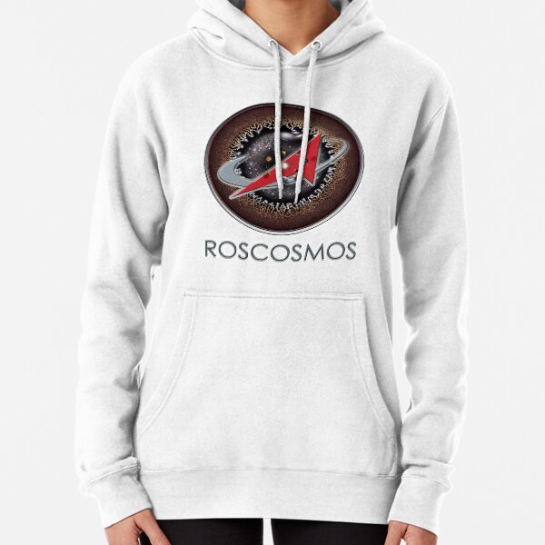 ROSCOSMOS Logo Universe Background! Pullover Hoodie