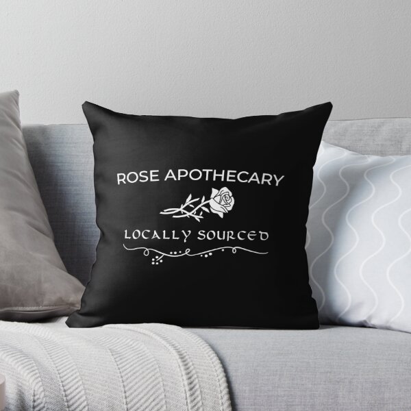 rose apothecary locally sourced Throw Pillow