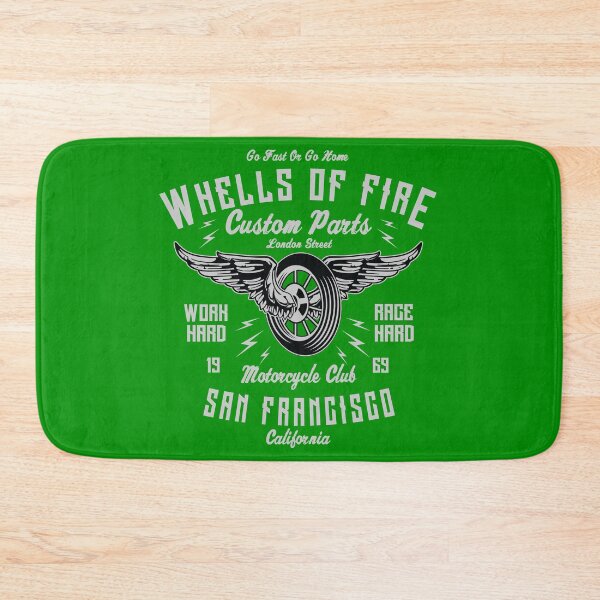 Item preview, Wheels Of Fire - Custom Parts - 1969 - Motorcycle Club - San Francisco - California designed and sold by flipper42.