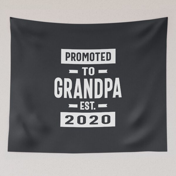 Aperçu de l'œuvre Promu Grandpa Est. Cadeau de fête des pères 2020 créée et vendue par cidolopez.