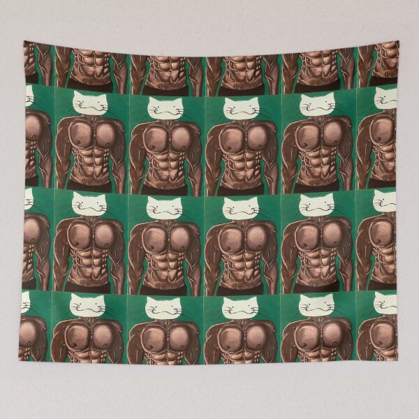 Item preview, Muscle Cat Original designed and sold by squidbabe.