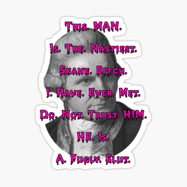 Captain cook, mean girls Sticker