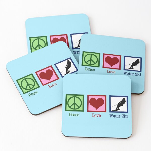 Item preview, Peace Love Water Ski designed and sold by Epic Love Designs.