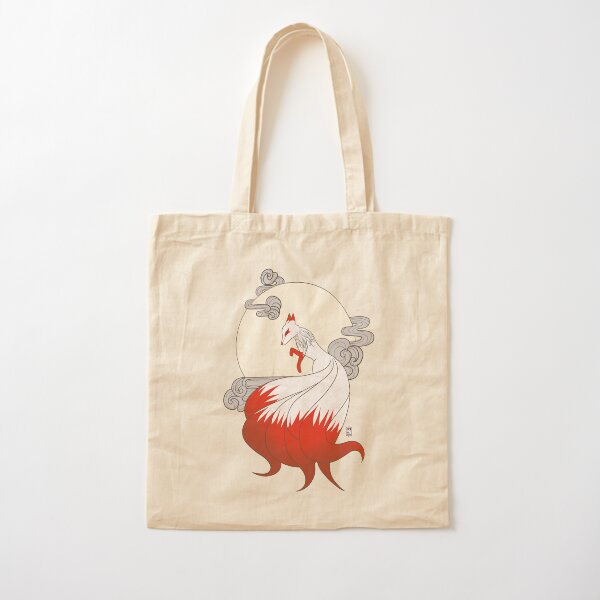 Kitsune Cotton Tote Bag