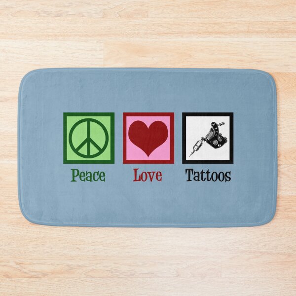 Item preview, Peace Love Tattoos designed and sold by Epic Love Designs.
