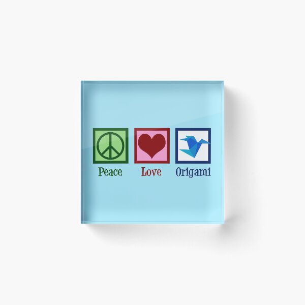 Item preview, Peace Love Origami designed and sold by Epic Love Designs.