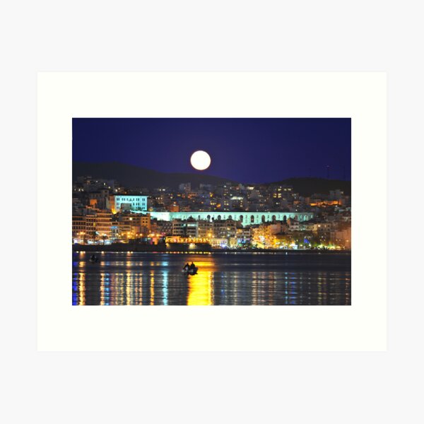 Aperçu de l'œuvre Fishing in the moonlight créée et vendue par FOTIS MAVROUDAKIS.