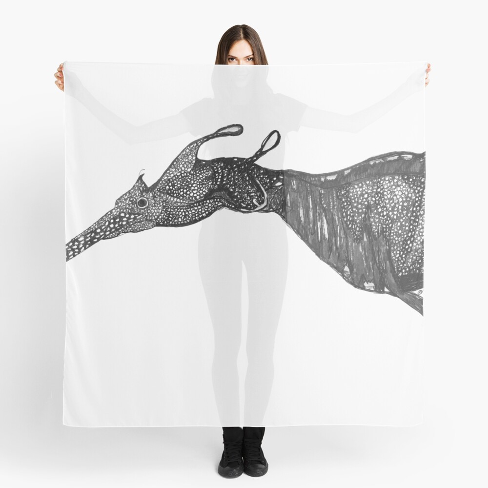 Barbara the Weedy Sea Dragon Scarf