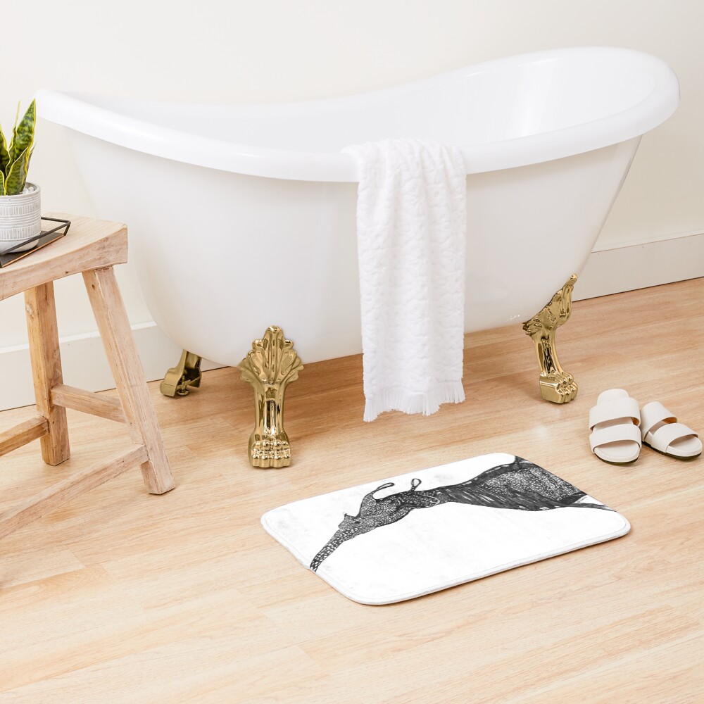Barbara the Weedy Sea Dragon Bath Mat