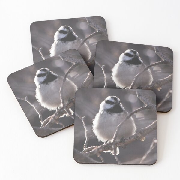 Item preview, Fluffy Mountain Chickadee designed and sold by Tahoe Trail Guide.