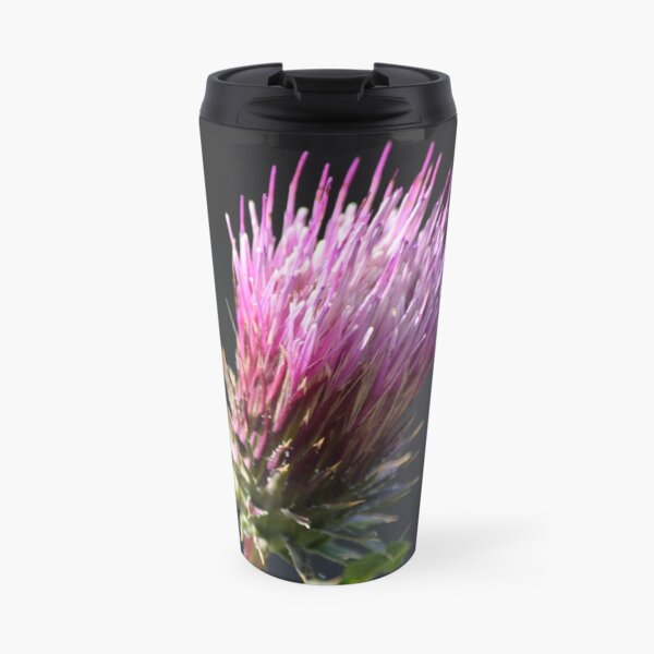 Anderson's Thistle in the Evening Light Travel Mug