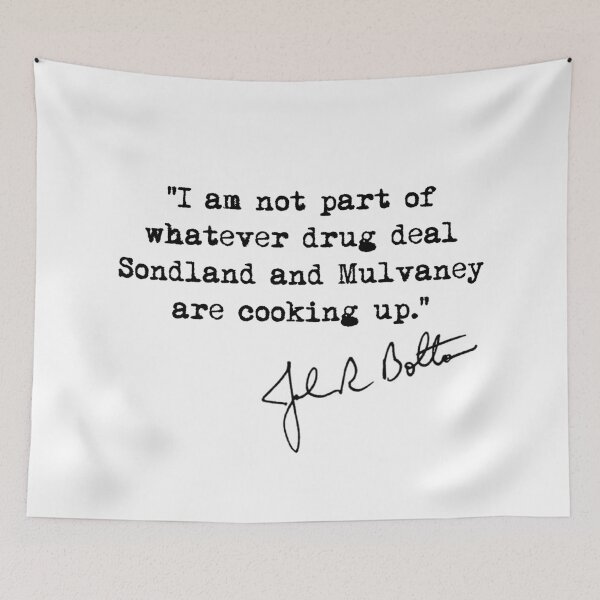 Item preview, Bolton Drug Deal Quote (black) designed and sold by Thelittlelord.