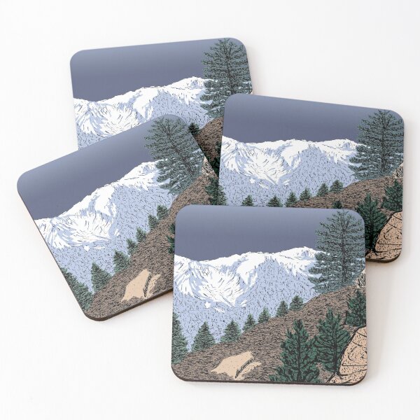 Item preview, Winter Hike Up Twin Peaks designed and sold by Tahoe Trail Guide.