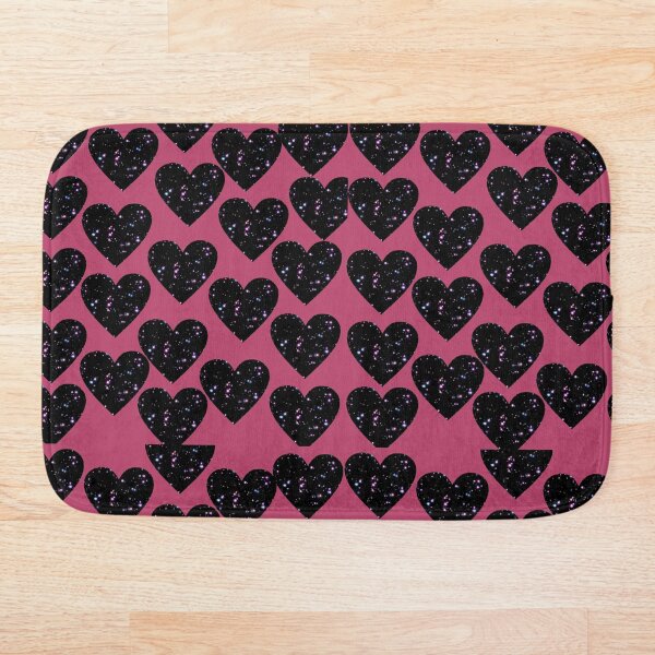 Item preview, Black Sparkly Hearts  designed and sold by Heartistlove.