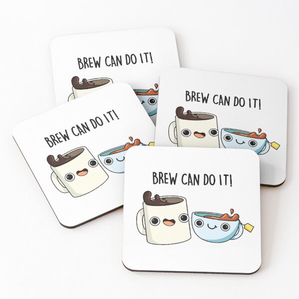 Item preview, Brew Can Do It Funny Coffee Puns  designed and sold by punnybone.