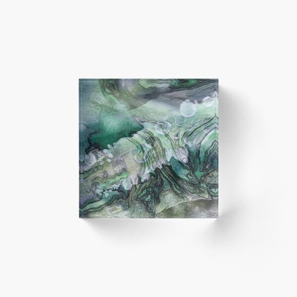 Frigid Landscape 2 Acrylic Block