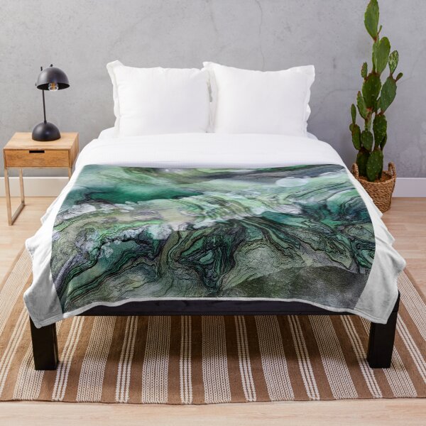 Frigid Landscape 2 Throw Blanket