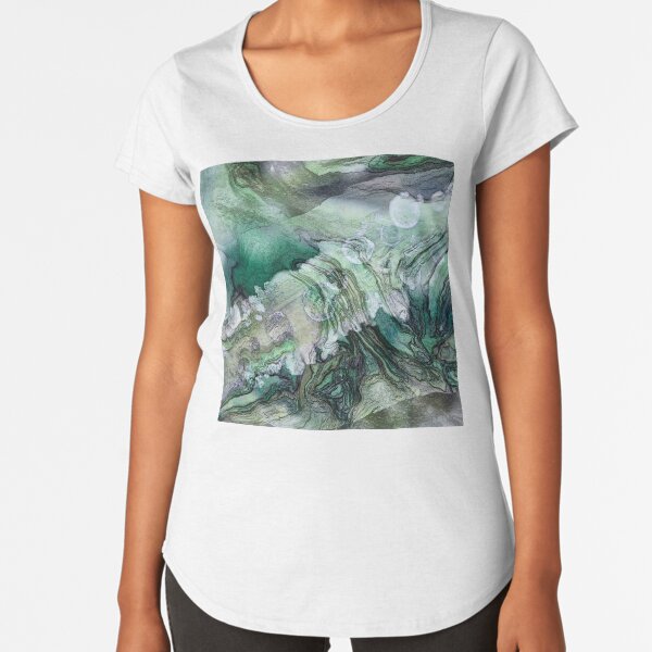 Frigid Landscape 2 Premium Scoop T-Shirt