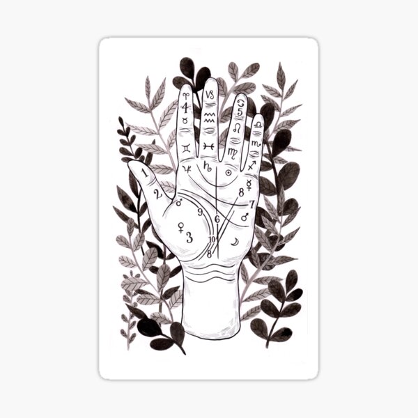 Item preview, Palmistry Divination designed and sold by hwainio.