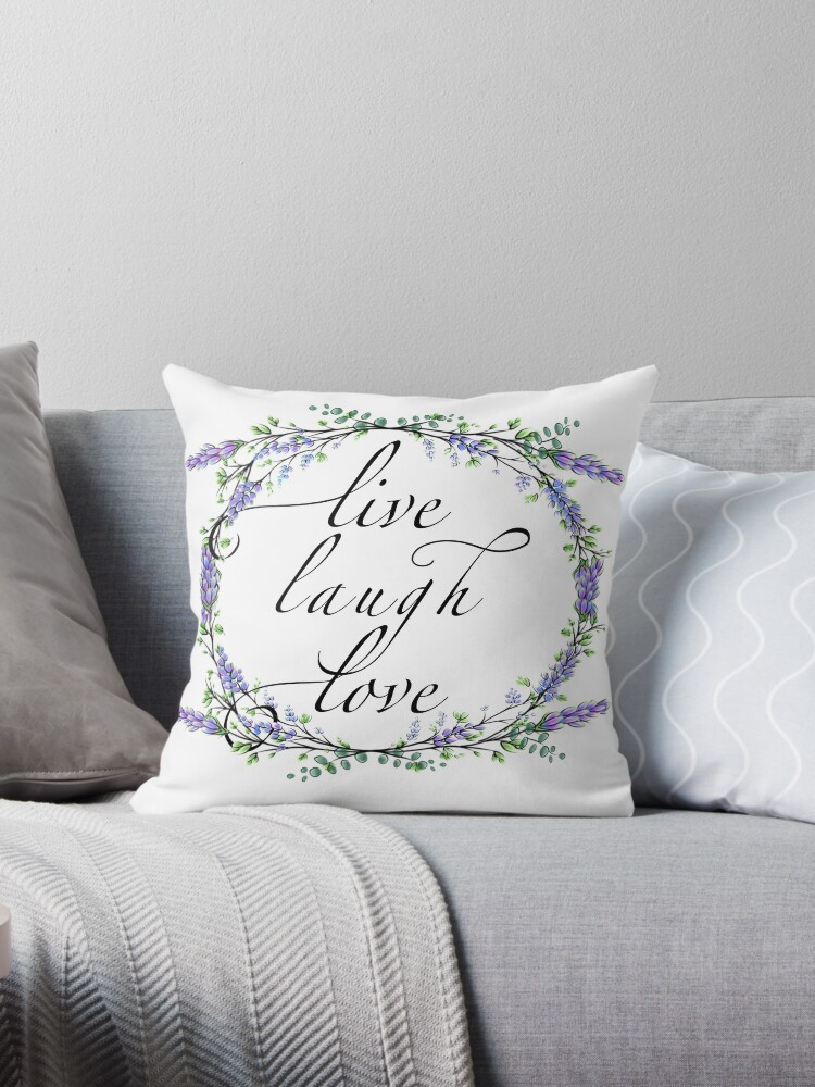 Lavender Inspirational Small Pillow