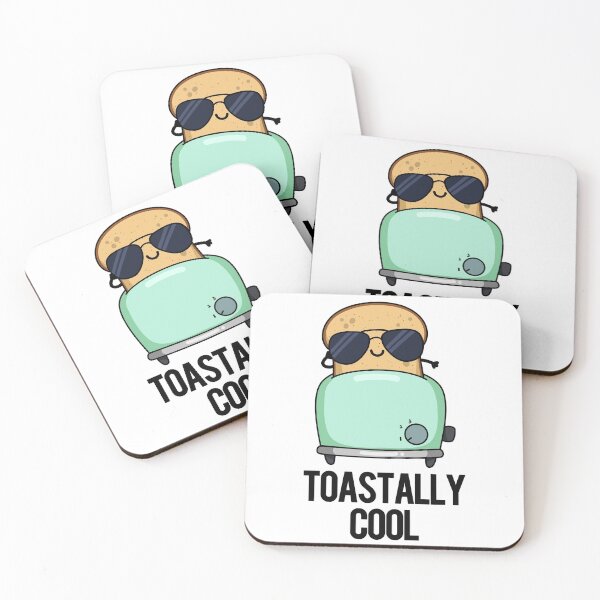 Item preview, Toastally Cool Funny Toast Puns  designed and sold by punnybone.