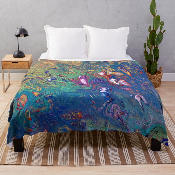 Item preview, "Sunrise" Acrylic Pour Painting designed and sold by peonypours.