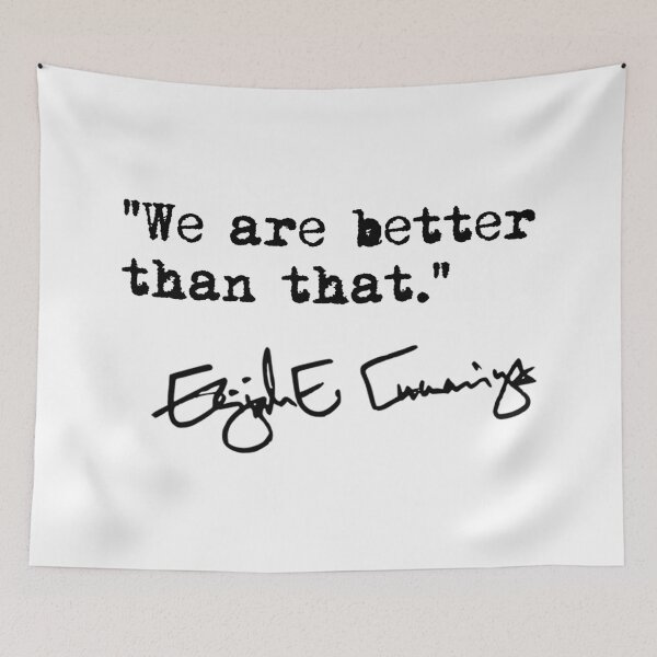 Item preview, We are better than that - Elijah Cummings (black) designed and sold by Thelittlelord.