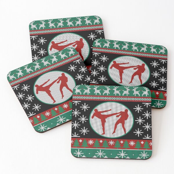 Item preview, Kickboxing ugly christmas gift idea Kickboxing lover designed and sold by LoveEveryWear.