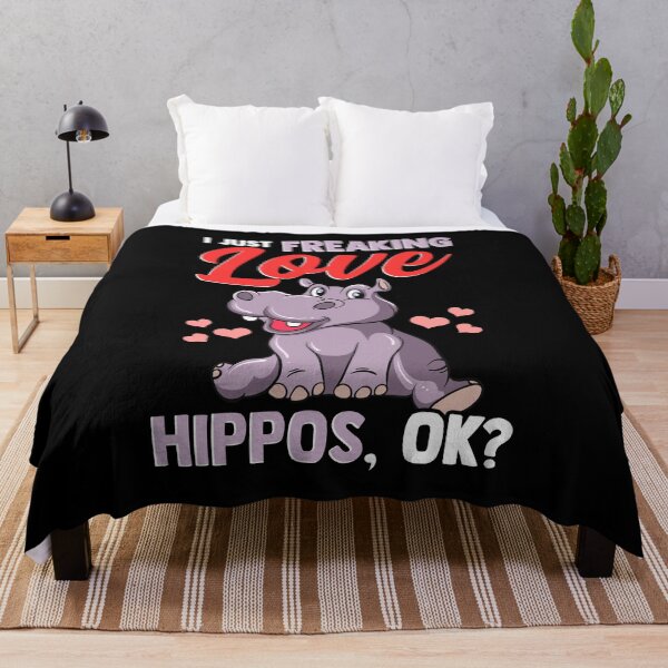 Item preview, Cute I Just Freaking Love Hippos, Okay? Baby Hippo designed and sold by perfectpresents.