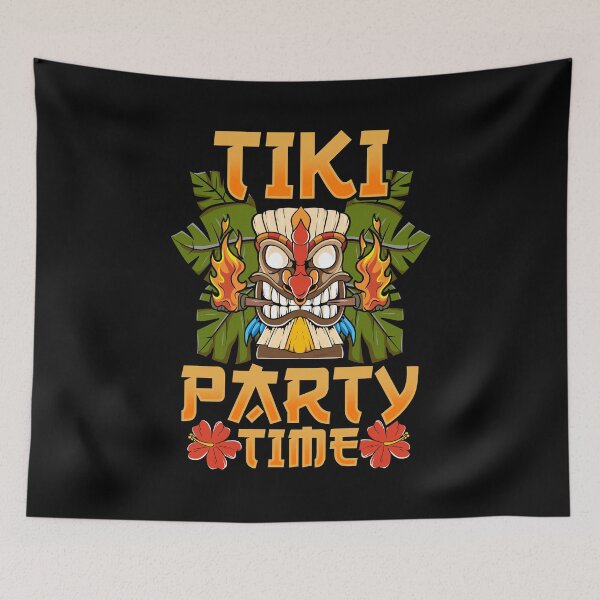 Item preview, Adorable & Cute Tiki Party Time Island Luau designed and sold by perfectpresents.