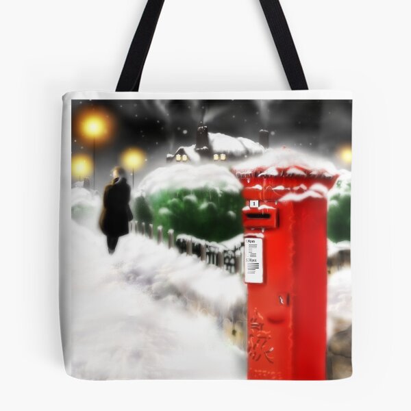 Item preview, Traditional Christmas Illustration: Red Post Box in Snow [Soft Mix] designed and sold by Grant Wilson.