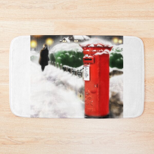 Item preview, Traditional Christmas Illustration: Red Post Box in Snow [Soft Mix] designed and sold by Grant Wilson.