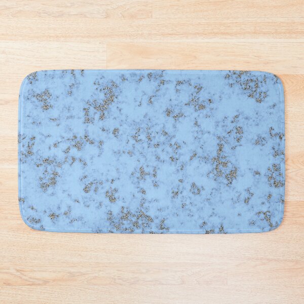 Item preview, Silver Glitter on Gentle Blue Marble designed and sold by BloomCatB.
