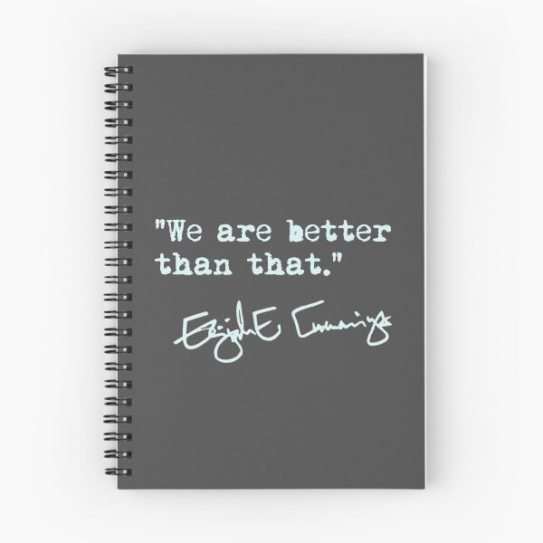 Item preview, We are better than that - Elijah Cummings (ice blue text) designed and sold by Thelittlelord.