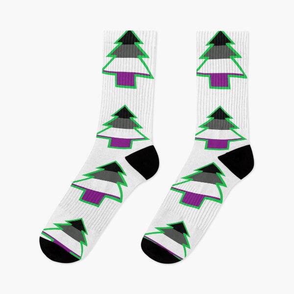 Item preview, Asexual Pride: Christmas Tree designed and sold by DisneyFanatic23.