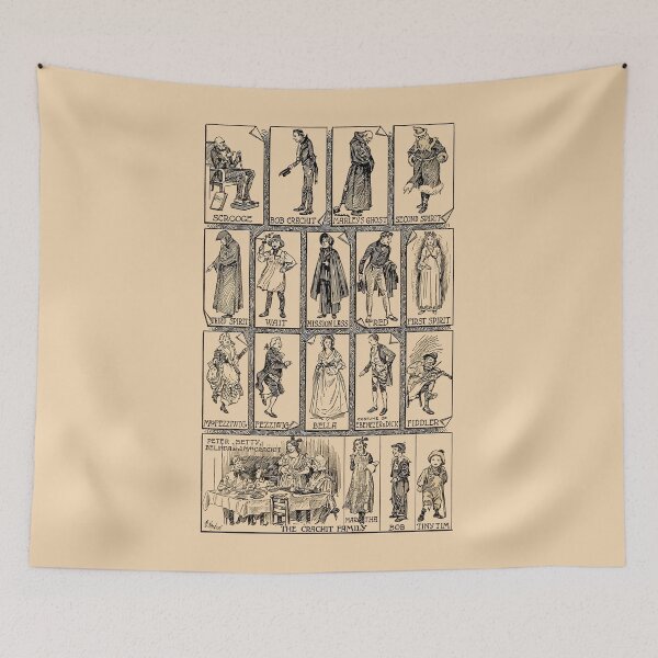 Item preview, The Characters of a Christmas Carol designed and sold by PictureNZ.