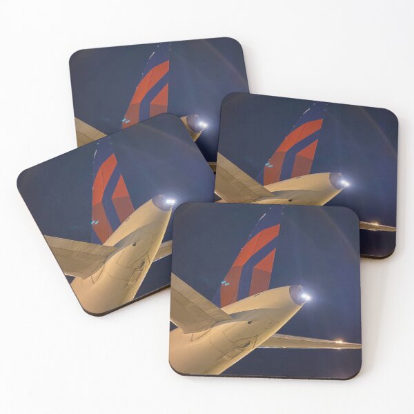 Delta Tail Coasters (Set of 4)