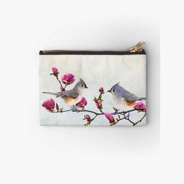 Item preview, Tufted Titmice on Magnolia Branch designed and sold by FineArtography.