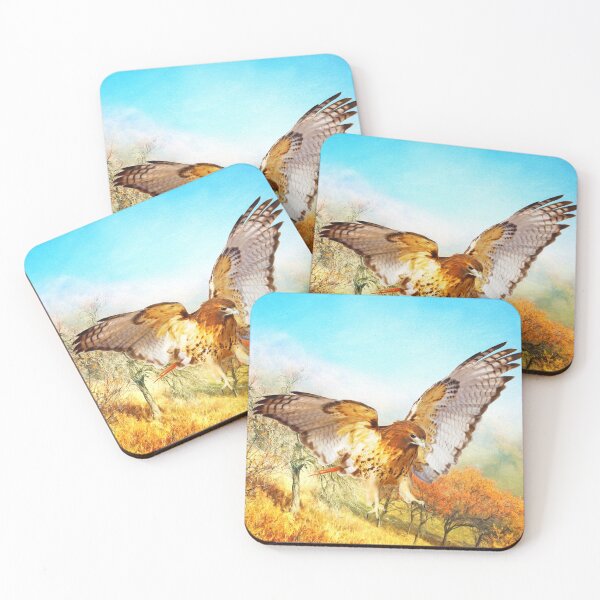 Item preview, Red-tail Hawk in Autumn designed and sold by FineArtography.