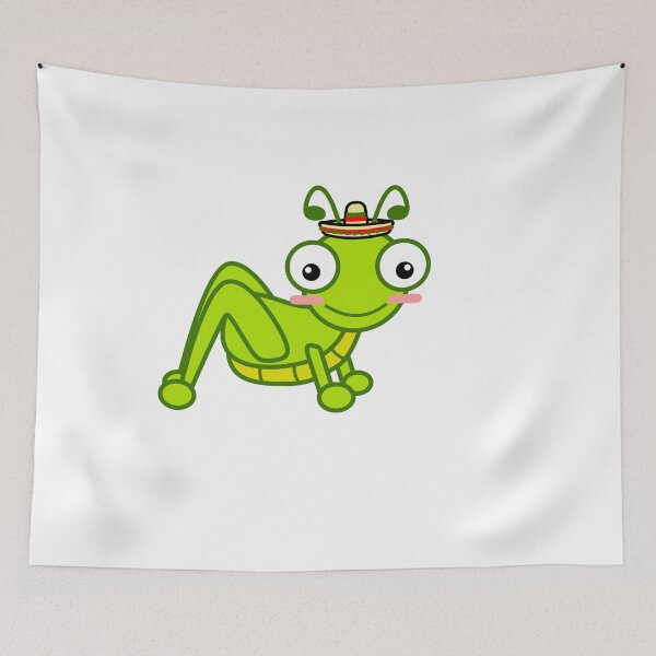 Item preview, Cute Grasshopper With Hat 2 designed and sold by MINI-LOVE.