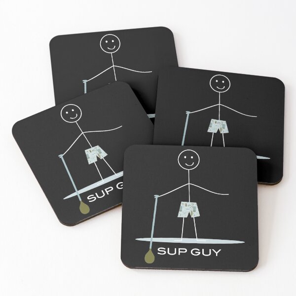 Item preview, Funny Mens Paddleboarding Guy SUP designed and sold by whyitsme.