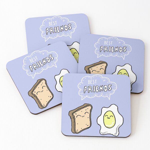 Item preview, Best friends - toast and egg for breakfast designed and sold by TuuliTuule.