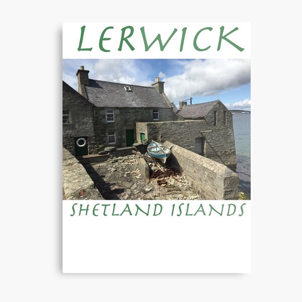 Lerwick Shetland Islands Scotland Art Print travel print/ -  Portugal