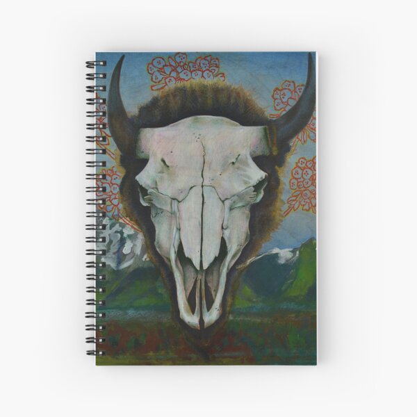 Teton Skull Spiral Notebook
