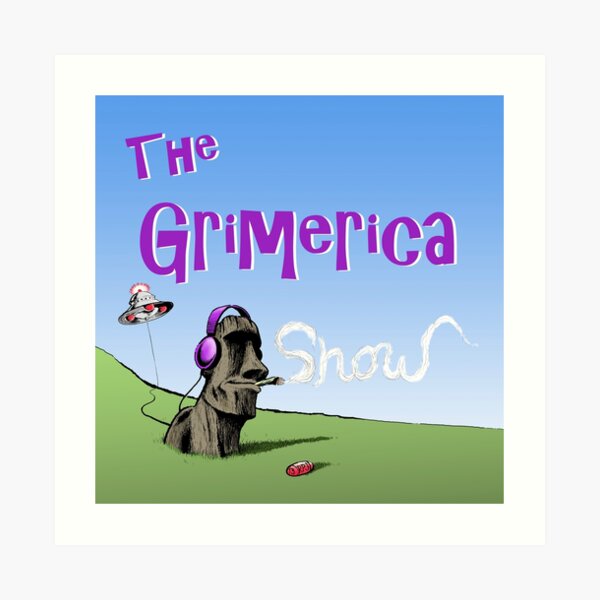 Classic Grimerica Logo Art Print