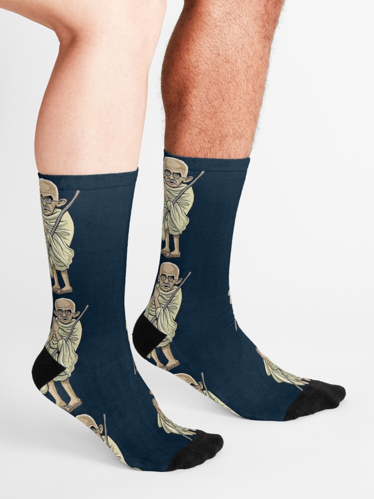 Alternate view of Mahatma Gandhi (1869-1948) Socks